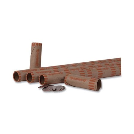 Mmf Industries COINTAINER, Preformed Tubular Coin Wrappers, Quarters, 1000PK 20025